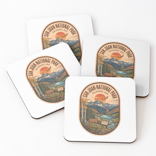 Item preview, San Juan National Forest Colorado Vintage Alpine Badge designed and sold by LittleArij.