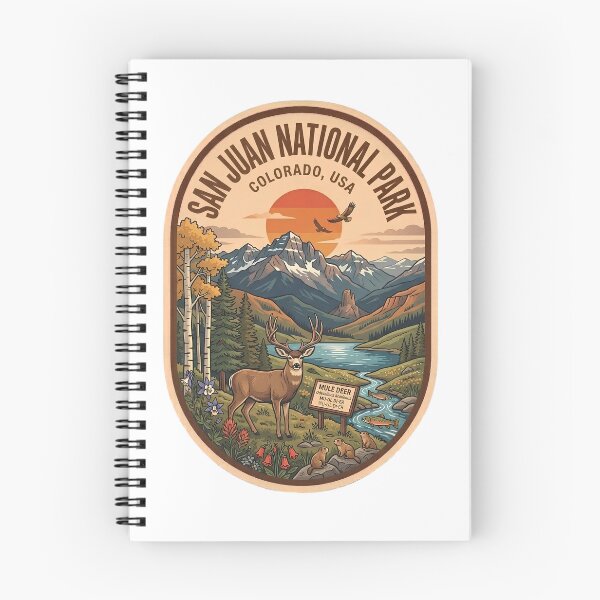 Item preview, San Juan National Forest Colorado Vintage Alpine Badge designed and sold by LittleArij.