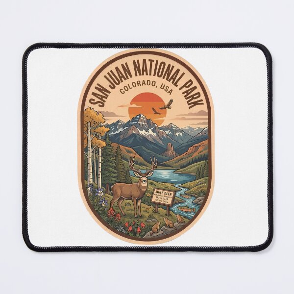 Item preview, San Juan National Forest Colorado Vintage Alpine Badge designed and sold by LittleArij.