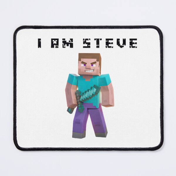 Item preview, I Am Steve Pixel Character ⭐⭐⭐⭐⭐ designed and sold by TOP-BEST.
