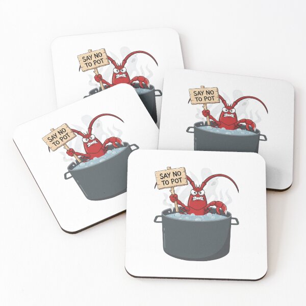 Item preview, Say No To Pot Funny Lobster Designe designed and sold by AMCreatix.