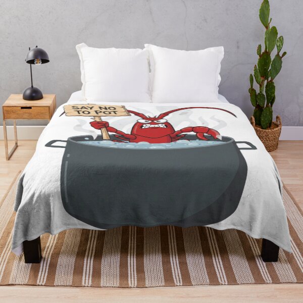 Item preview, Say No To Pot Funny Lobster Designe designed and sold by AMCreatix.