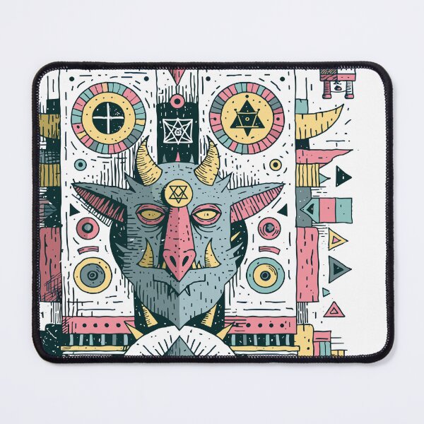 Item preview, Mystic Geometric Deity Folk Art Design designed and sold by Romgora.