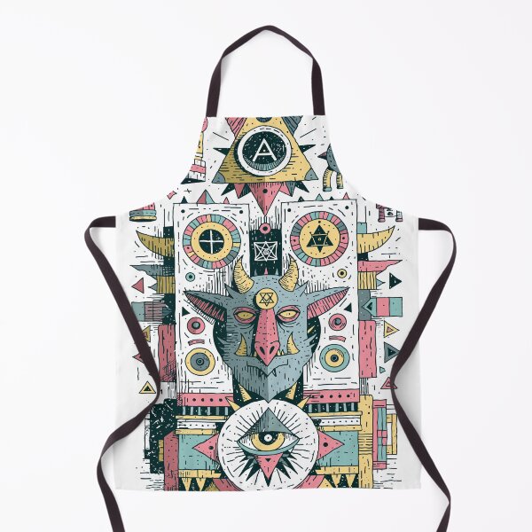 Item preview, Mystic Geometric Deity Folk Art Design designed and sold by Romgora.