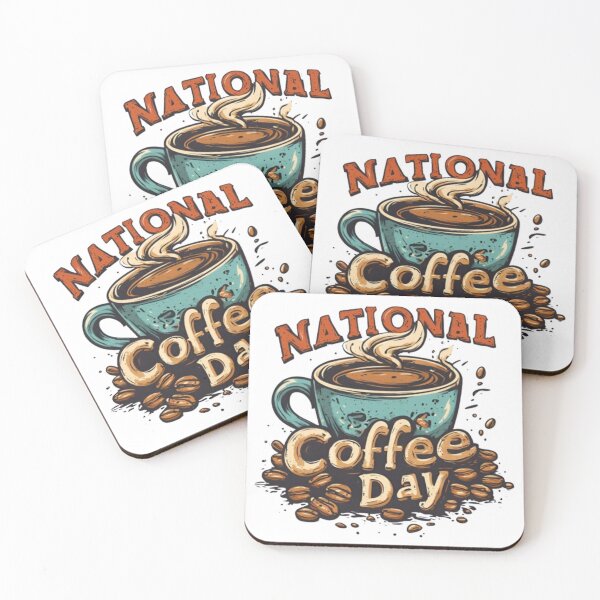 Item preview, NATIONAL COFFEE DAY designed and sold by Aktarstore.