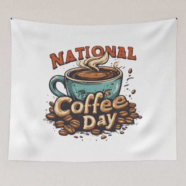Item preview, NATIONAL COFFEE DAY designed and sold by Aktarstore.