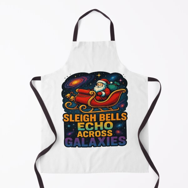 Item preview, Sleigh Bells Echo Across Galaxies Santa Space Christmas designed and sold by ColeLaniTrading.