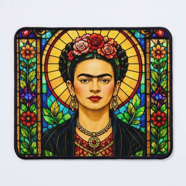 Item preview, Stained Glass Frida Portrait designed and sold by reggiemercedes.