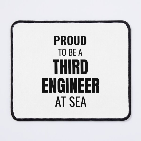 Item preview, Proud to be a Third Engineer at Sea (Black) designed and sold by ShipCrewNation.