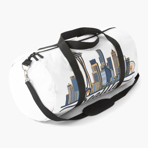 Item preview, Stylized Seattle Skyline Design PNG Transparent designed and sold by Rocky Mountain Artistry.