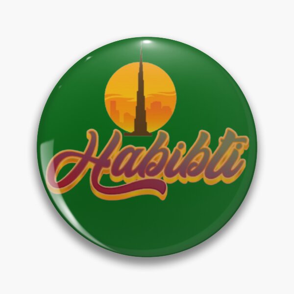 Item preview, Habibti Dubai Sunset Skyline Arabic Retro Aesthetic Design designed and sold by Miheerala.