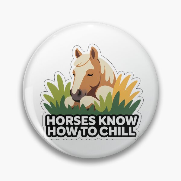 Item preview, Chill Out with Horses designed and sold by NiftyWrx.