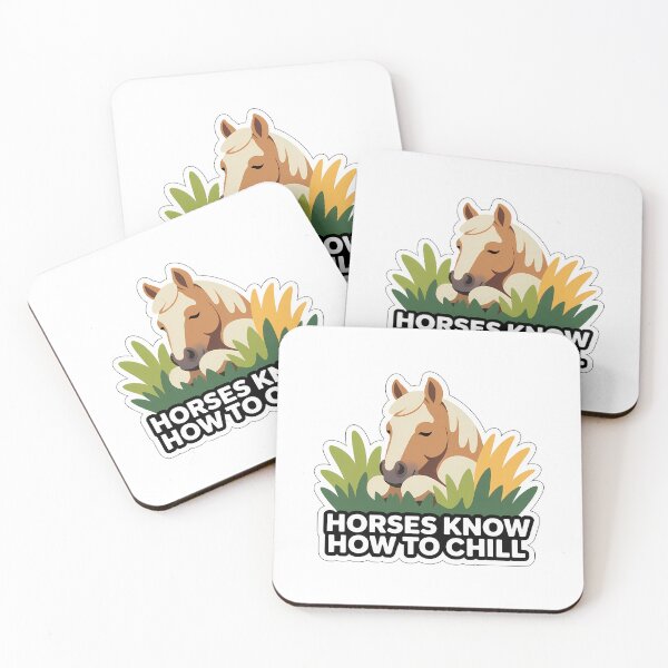 Item preview, Chill Out with Horses designed and sold by NiftyWrx.