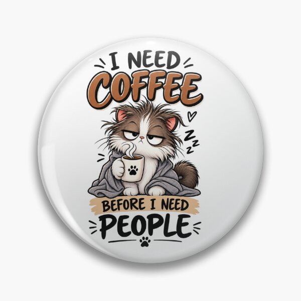 Item preview, I Need Coffee Before People designed and sold by Lumvero.