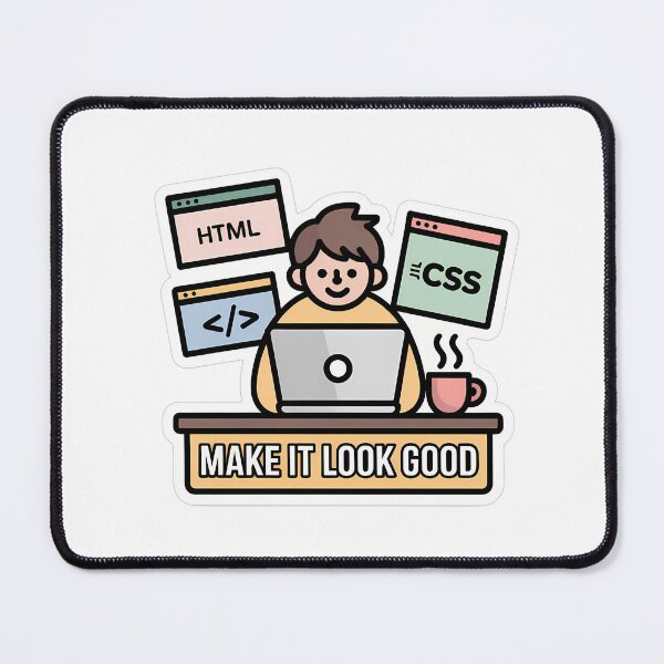 Item preview, Cute Web Designer Coding Scene designed and sold by NiftyWrx.