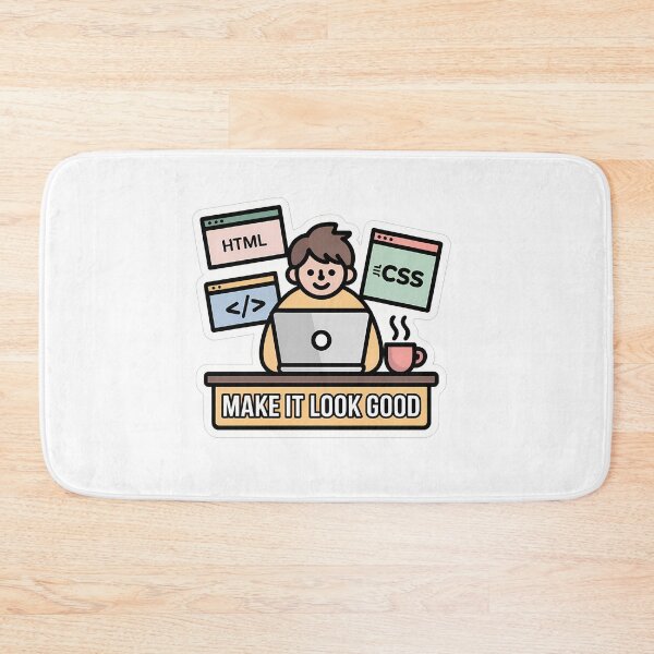 Item preview, Cute Web Designer Coding Scene designed and sold by NiftyWrx.