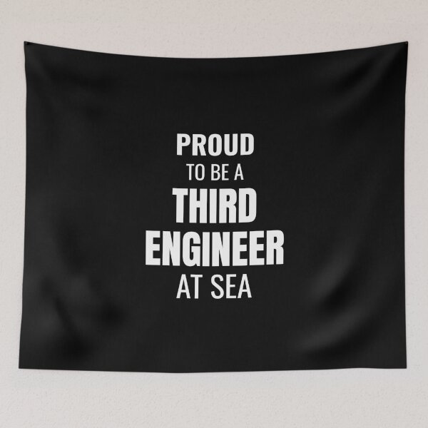 Item preview, Proud to be a Third Engineer at Sea (White) designed and sold by ShipCrewNation.