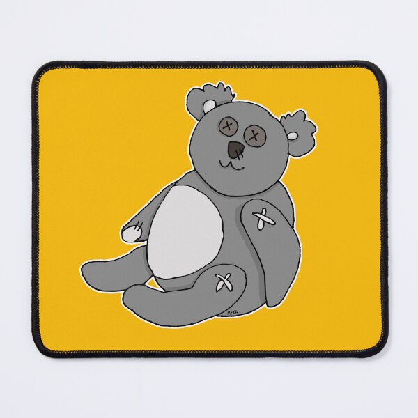 Item preview, Barely Holding Together Plush Meme | Funny Creepy Cute Koala Sticker designed and sold by MyxaART.