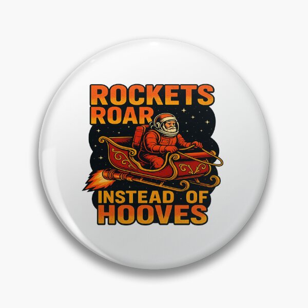 Item preview, Rockets Roar Instead Of Hooves Astronaut Santa Christmas designed and sold by ColeLaniTrading.