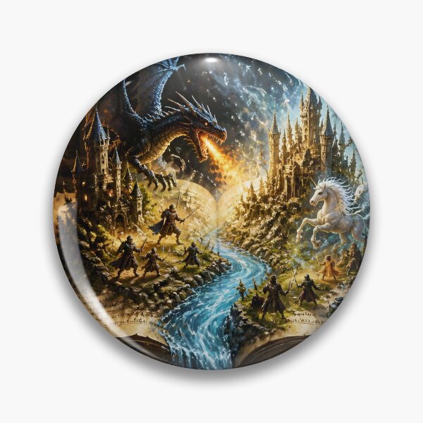 Item preview, Chronicles of Imagination: Dragon vs Unicorn Pop-Up designed and sold by Serene Strokes Art.