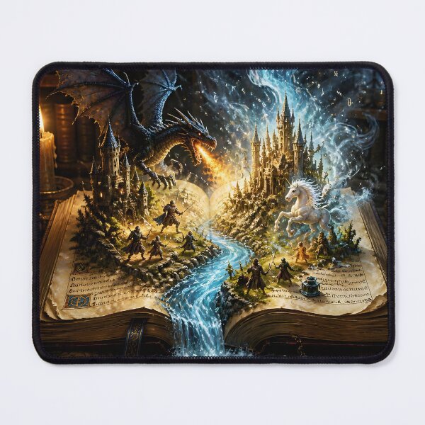 Item preview, Chronicles of Imagination: Dragon vs Unicorn Pop-Up designed and sold by Serene Strokes Art.