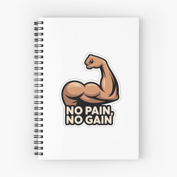 Item preview, Muscular Arm with No Pain No Gain designed and sold by NiftyWrx.