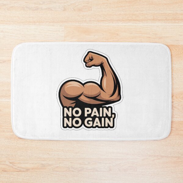 Item preview, Muscular Arm with No Pain No Gain designed and sold by NiftyWrx.
