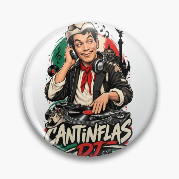 Item preview, Cantinflas DJ – Vintage Mexican Vinyl Music Retro Design designed and sold by CatLovers Studio.