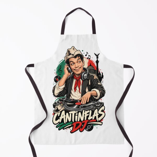 Item preview, Cantinflas DJ – Vintage Mexican Vinyl Music Retro Design designed and sold by CatLovers Studio.