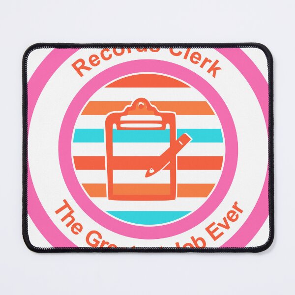 Item preview, Records Clerk The Greatest Job Ever designed and sold by TheIconSmith.