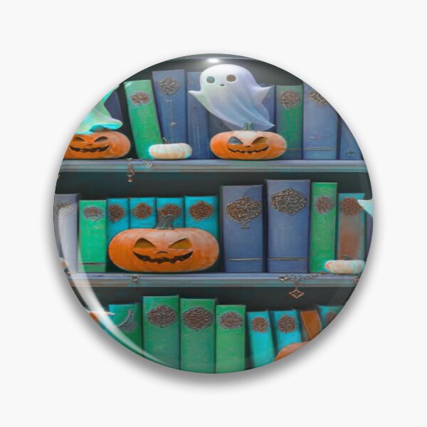 Item preview, Kawaii Ghosts in a Haunted Library designed and sold by BriSher.