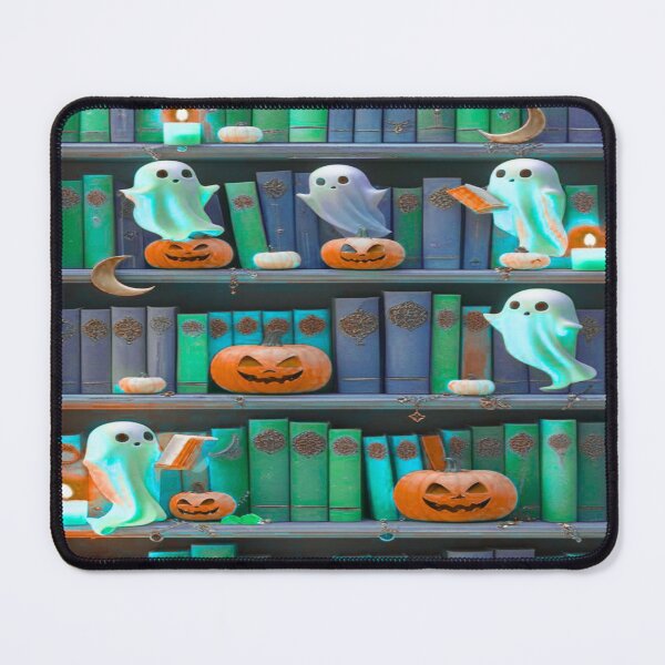 Item preview, Kawaii Ghosts in a Haunted Library designed and sold by BriSher.