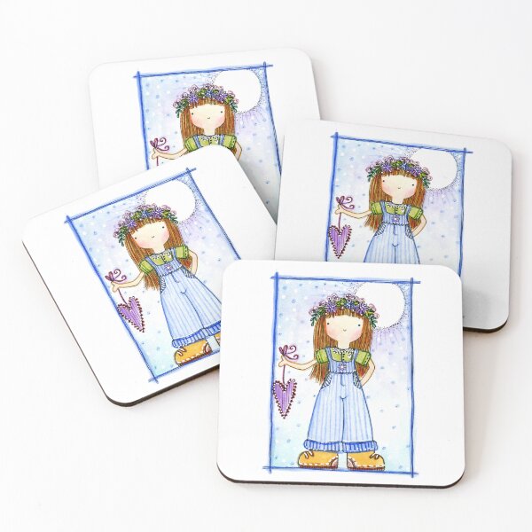 Item preview, Olivia Overalls designed and sold by Creator of Cuteness - Art by Lindsay Ostrom.
