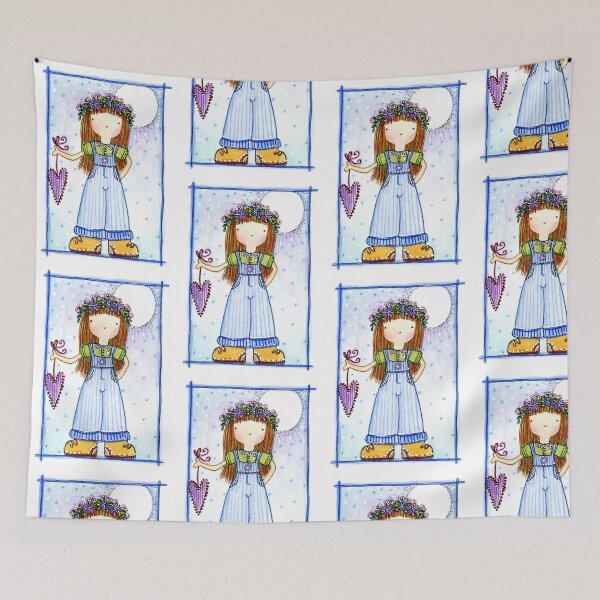 Item preview, Olivia Overalls designed and sold by Creator of Cuteness - Art by Lindsay Ostrom.