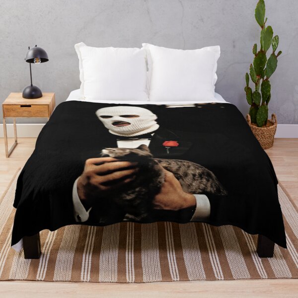 Item preview, Masked Mob Boss With Cat designed and sold by The Mellonaire.