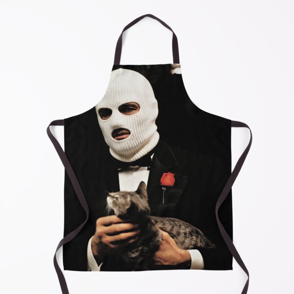 Item preview, Masked Mob Boss With Cat designed and sold by The Mellonaire.
