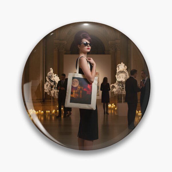 Item preview, 60s Mod Girl in Candlelit Art Gallery - Audrey Hepburn Style Evening at Museum | Swinging Sixties designed and sold by Ela Art Space .