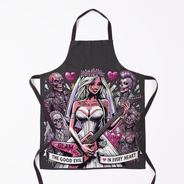 Item preview, Glam Trash Bride Guitar Corset designed and sold by Voodoo Store Paranormal Collections.