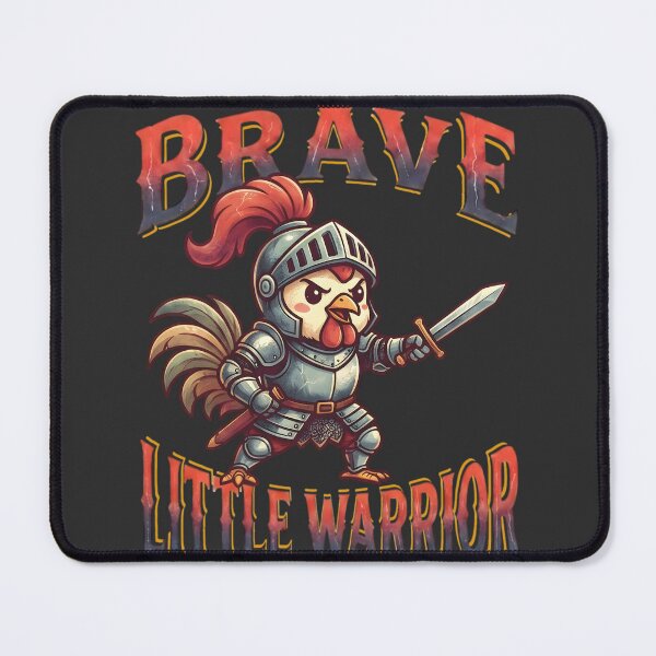 Item preview, Brave Little Warrior - Chicken Knight designed and sold by StellarBees.