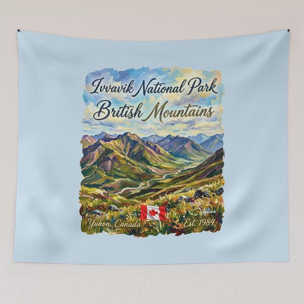 Item preview, Ivvavik British Mountains Yukon designed and sold by EvergreenPark - Tee Studio.