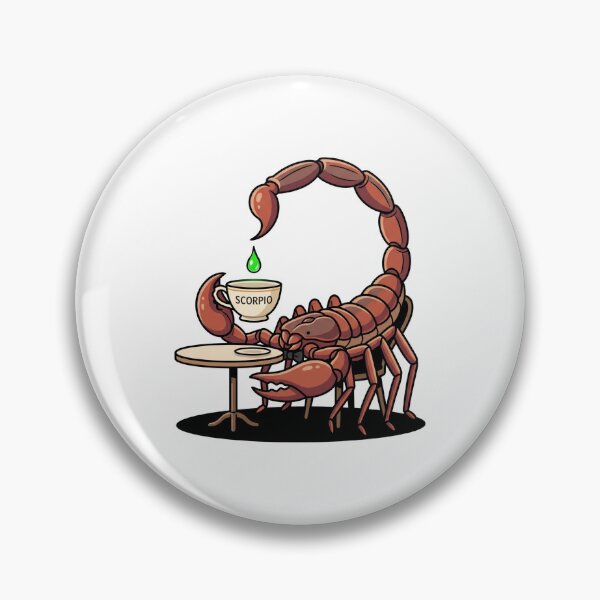 Item preview, Scorpio Dripping Venom Into Teacup Zodiac Art designed and sold by Rare By Hero.