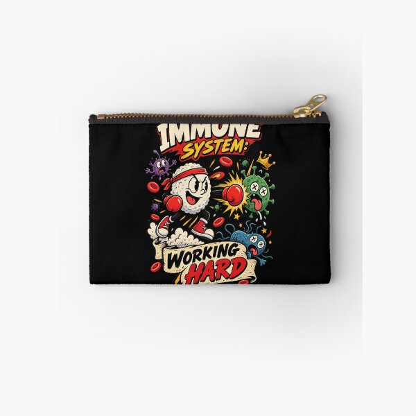 Item preview, Immune System Working Hard – Funny White Blood Cell Boxer Medical Science designed and sold by LuxeBuzz.