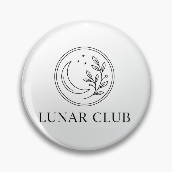 Item preview, Lunar Club Minimalist Celestial Logo Aesthetic Art designed and sold by ImagineDraws.