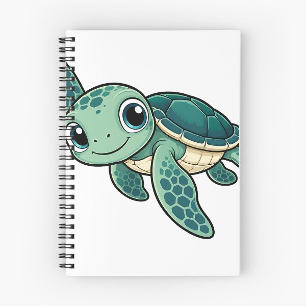 Item preview, Cute Swimming Baby Sea Turtle Illustration   designed and sold by Jaideep Walia.
