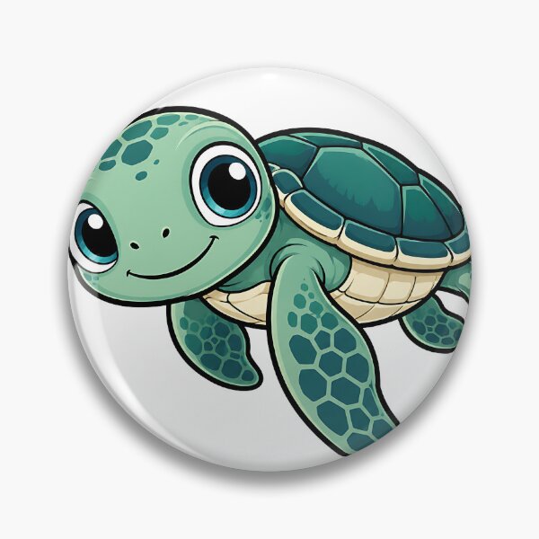 Item preview, Cute Swimming Baby Sea Turtle Illustration   designed and sold by Jaideep Walia.