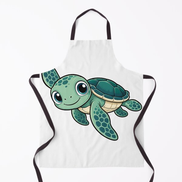 Item preview, Cute Swimming Baby Sea Turtle Illustration designed and sold by Jaideep Walia.