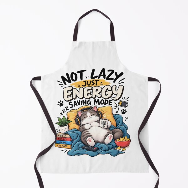 Item preview, Not Lazy Just Energy Saving designed and sold by Lumvero.
