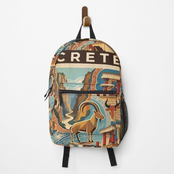 Item preview, Vintage Crete Kri Kri Goat Travel Art designed and sold by ZUMERI.