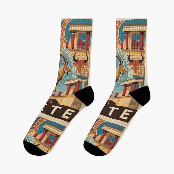 Item preview, Vintage Crete Kri Kri Goat Travel Art designed and sold by ZUMERI.