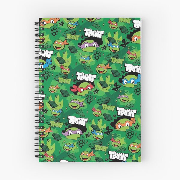 Item preview, A Playful and Colorful Graphic Design Featuring Iconic Teenage Mutant Ninja Turtles with a Bright Green Background and Fun Patterns Representing Their Adventures designed and sold by Matt_Smith.
